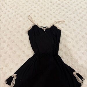 Apt. 9 Black Dress with Cream Lace Accents